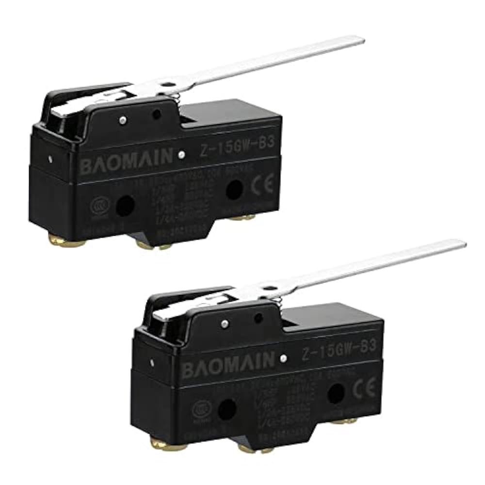 Amazon.com: Baomain Micro Switch Z-15GW-B3 (LZ15-GW-B) 15A